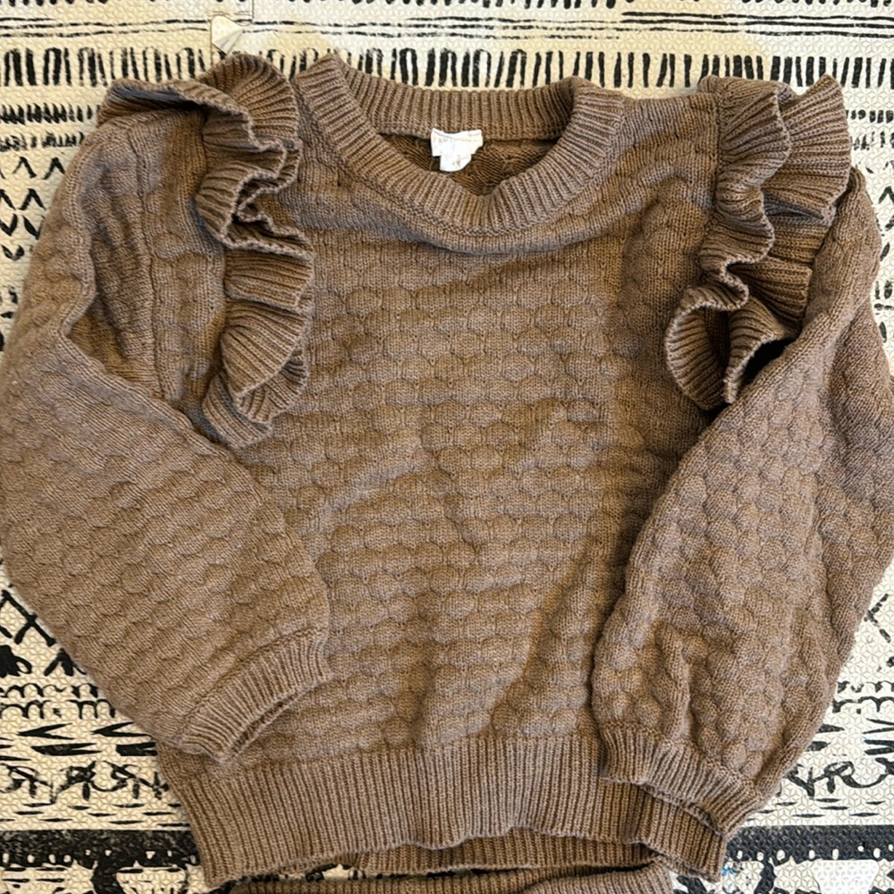 Jamie Kay Mocha Sweater Set 4Y